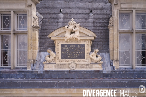 Restauration de l escalier du chateau de fontainebleau