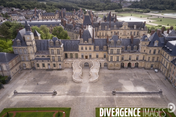 Restauration de l escalier du chateau de fontainebleau