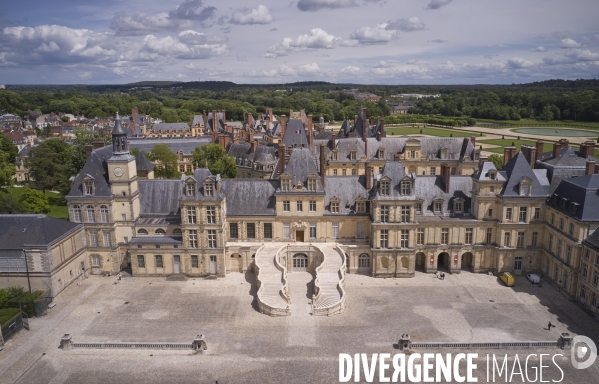 Restauration de l escalier du chateau de fontainebleau