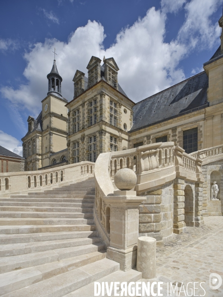 Restauration de l escalier du chateau de fontainebleau