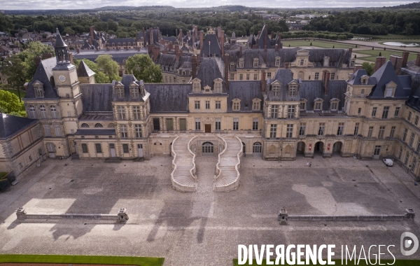 Restauration de l escalier du chateau de fontainebleau