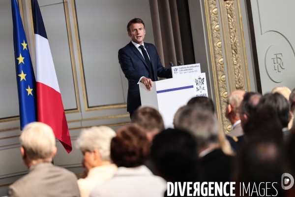 Emmanuel macron - conference des ambassadeurs de france