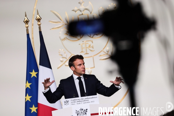 Emmanuel macron - conference des ambassadeurs de france