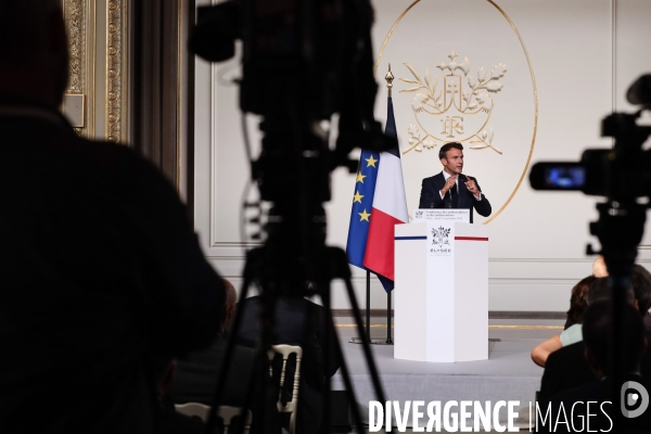 Emmanuel macron - conference des ambassadeurs de france