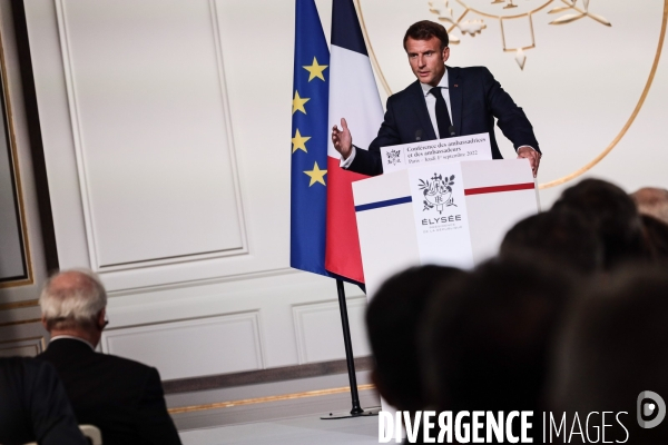 Emmanuel macron - conference des ambassadeurs de france