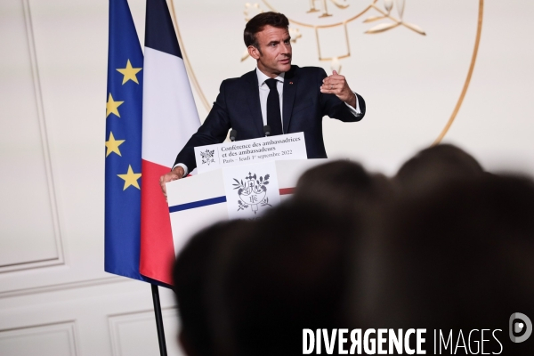 Emmanuel macron - conference des ambassadeurs de france