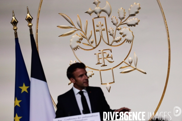 Emmanuel macron - conference des ambassadeurs de france