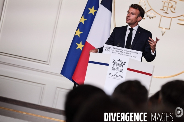 Emmanuel macron - conference des ambassadeurs de france