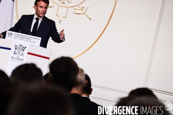 Emmanuel macron - conference des ambassadeurs de france