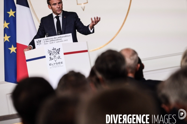 Emmanuel macron - conference des ambassadeurs de france