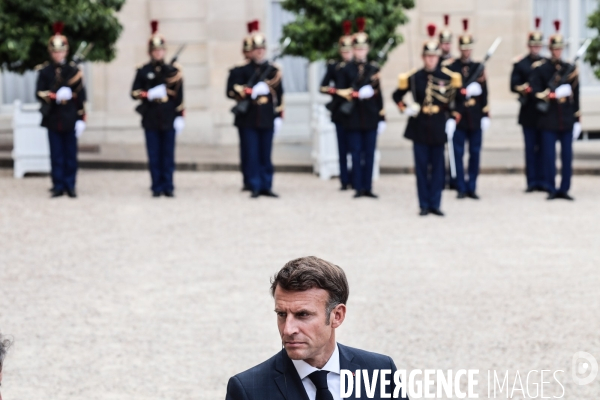 Emmanuel Macron rencontre Robert Golob