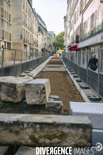 Travaux de voierie à Paris