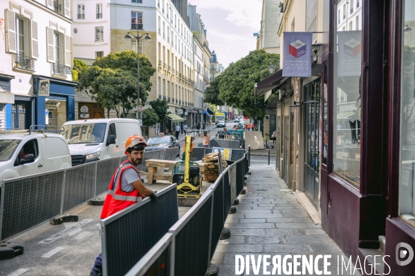 Travaux de voierie à Paris