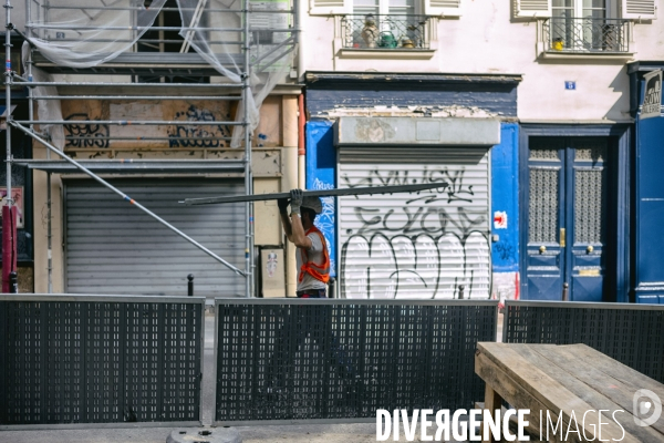 Travaux de voierie à Paris