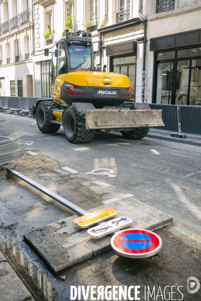 Travaux de voierie à Paris