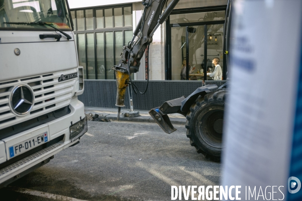 Travaux de voierie à Paris