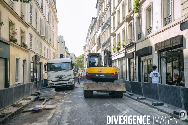 Travaux de voierie à Paris