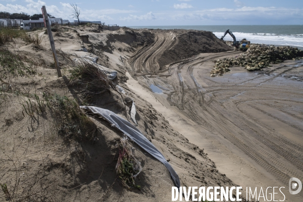 Travaux dunaires erosion