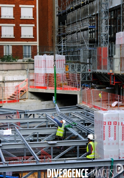 Sur le chantier de l  ESPCI PARIS-PSL