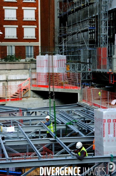 Sur le chantier de l  ESPCI PARIS-PSL