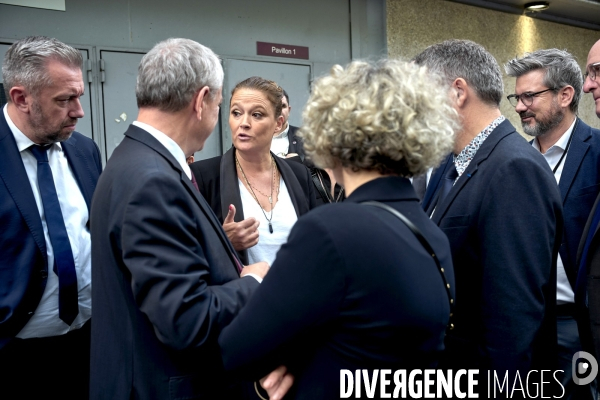 Olivia Grégoire, au Salon MCB By Beauté Sélection