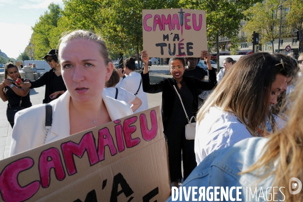 Manifestation des salariés de Camaieu