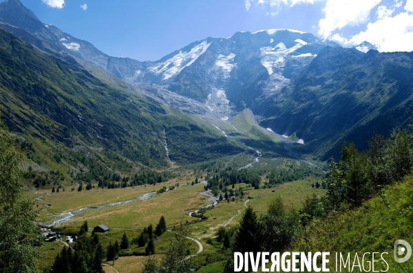 Chemin de randonnée dans les Alpes