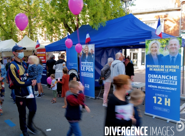 Rentrée politique de Marine le Pen