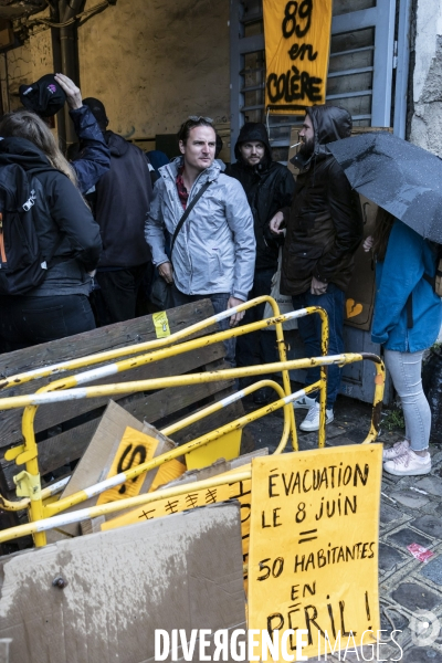 Evacuation au 89 rue Henri Barbusse à Aubervilliers