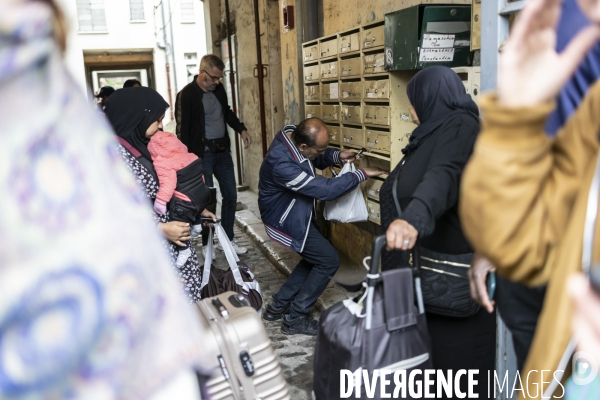 Evacuation au 89 rue Henri Barbusse à Aubervilliers