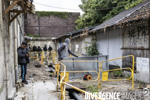 Evacuation au 89 rue Henri Barbusse à Aubervilliers