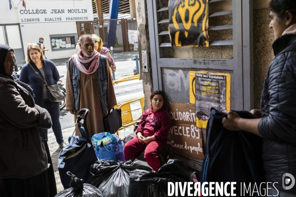 Evacuation au 89 rue Henri Barbusse à Aubervilliers