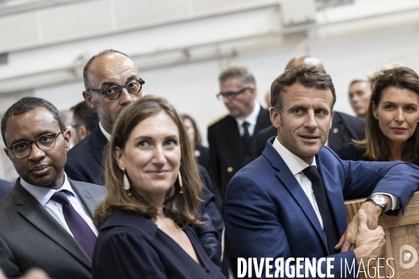 Déplacement d Emmanuel Macron aux Sables d Olonne.