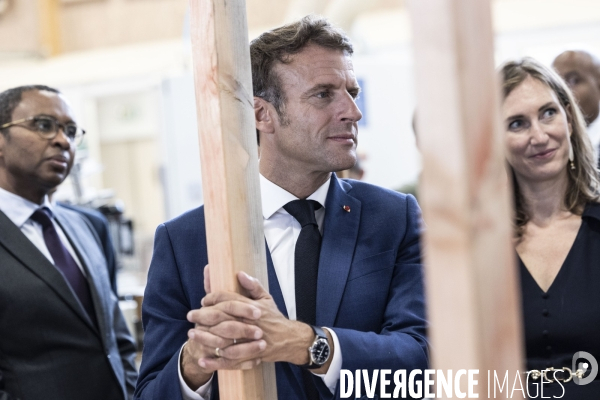 Déplacement d Emmanuel Macron aux Sables d Olonne.