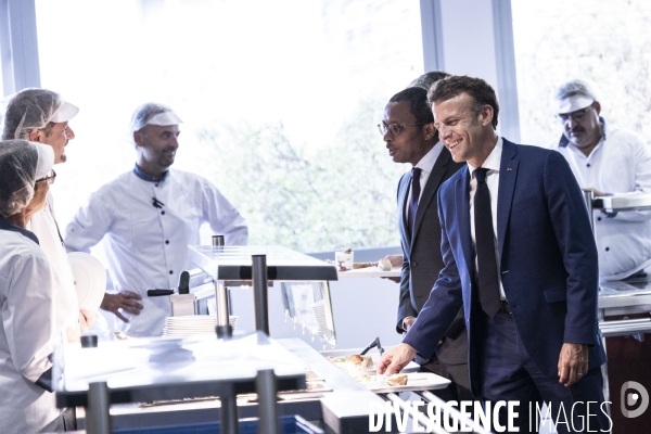 Déplacement d Emmanuel Macron aux Sables d Olonne.