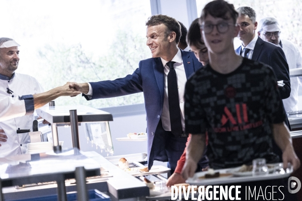 Déplacement d Emmanuel Macron aux Sables d Olonne.