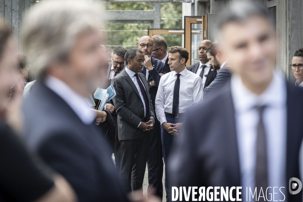 Déplacement d Emmanuel Macron aux Sables d Olonne.
