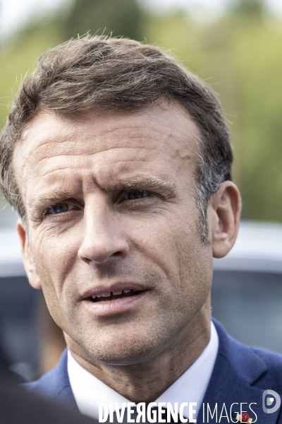 Déplacement d Emmanuel Macron aux Sables d Olonne.