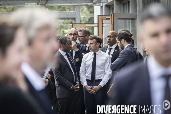 Déplacement d Emmanuel Macron aux Sables d Olonne.