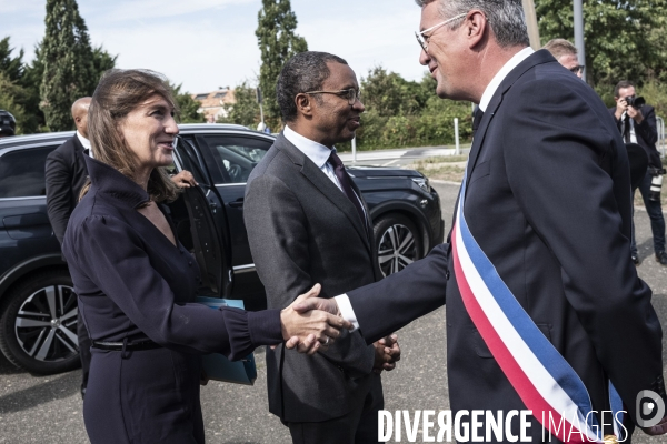 Déplacement d Emmanuel Macron aux Sables d Olonne.