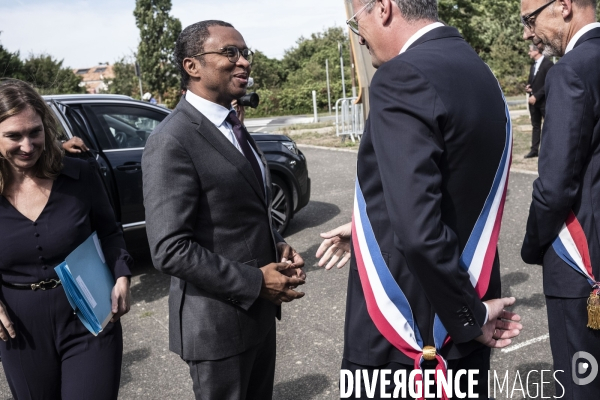 Déplacement d Emmanuel Macron aux Sables d Olonne.