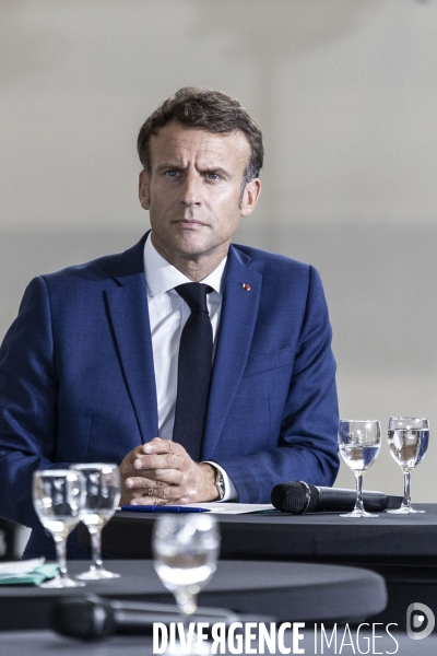 Déplacement d Emmanuel Macron aux Sables d Olonne.