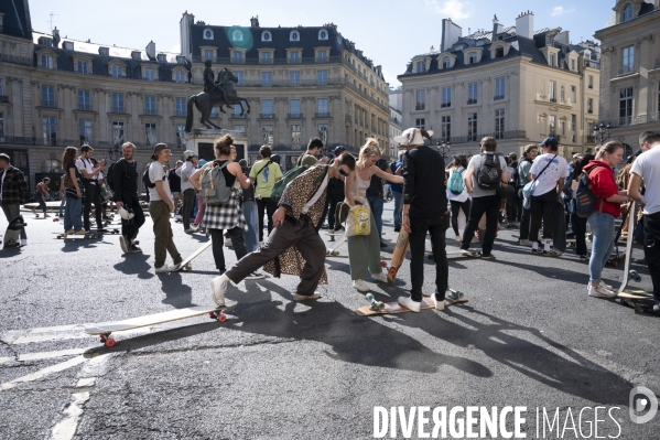 Paris Respire. Journée sans voiture 2022 à Paris