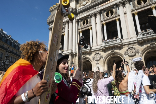 Paris Respire. Journée sans voiture 2022 à Paris