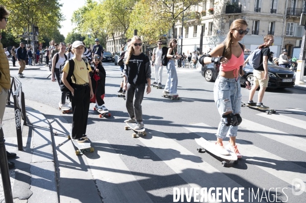 Paris Respire. Journée sans voiture 2022 à Paris