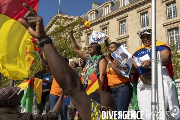 Manifestation pour la paix, la justice et la liberté au Cameroun.