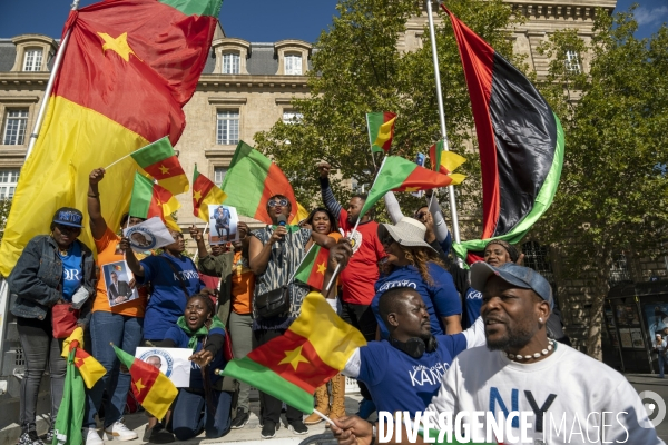 Manifestation pour la paix, la justice et la liberté au Cameroun.