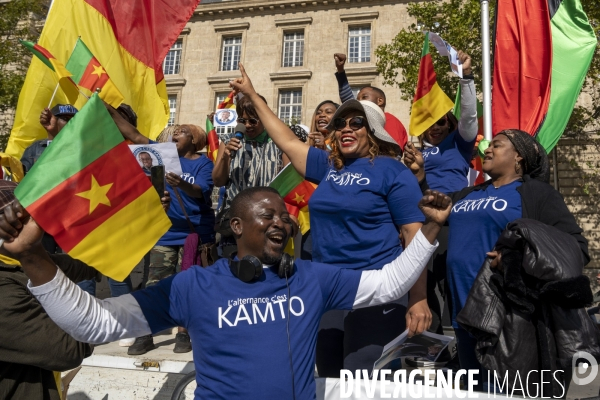 Manifestation pour la paix, la justice et la liberté au Cameroun.