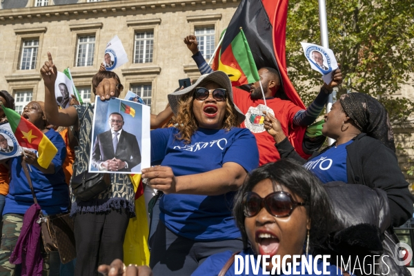 Manifestation pour la paix, la justice et la liberté au Cameroun.