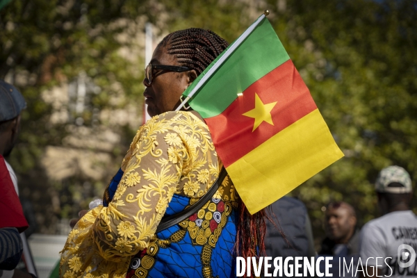 Manifestation pour la paix, la justice et la liberté au Cameroun.